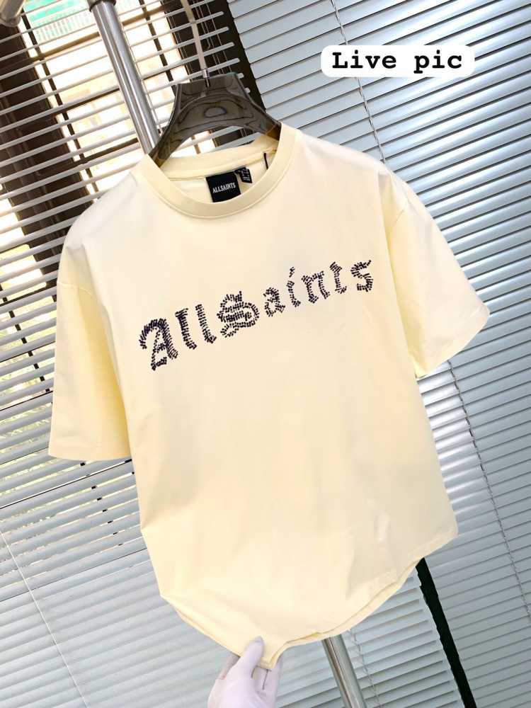 All Saints Cream Premium Quality T-shirt-3