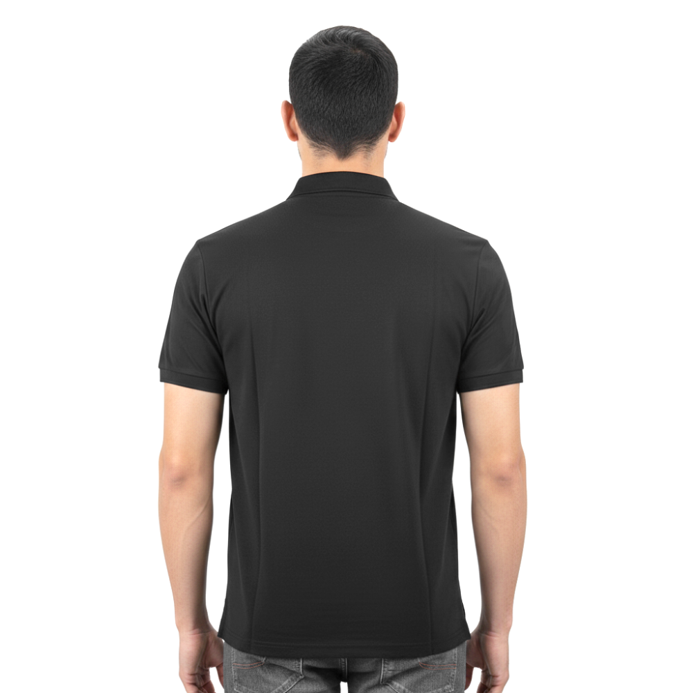 Burberry Black Premium Quality Polo Tees-thumb-3