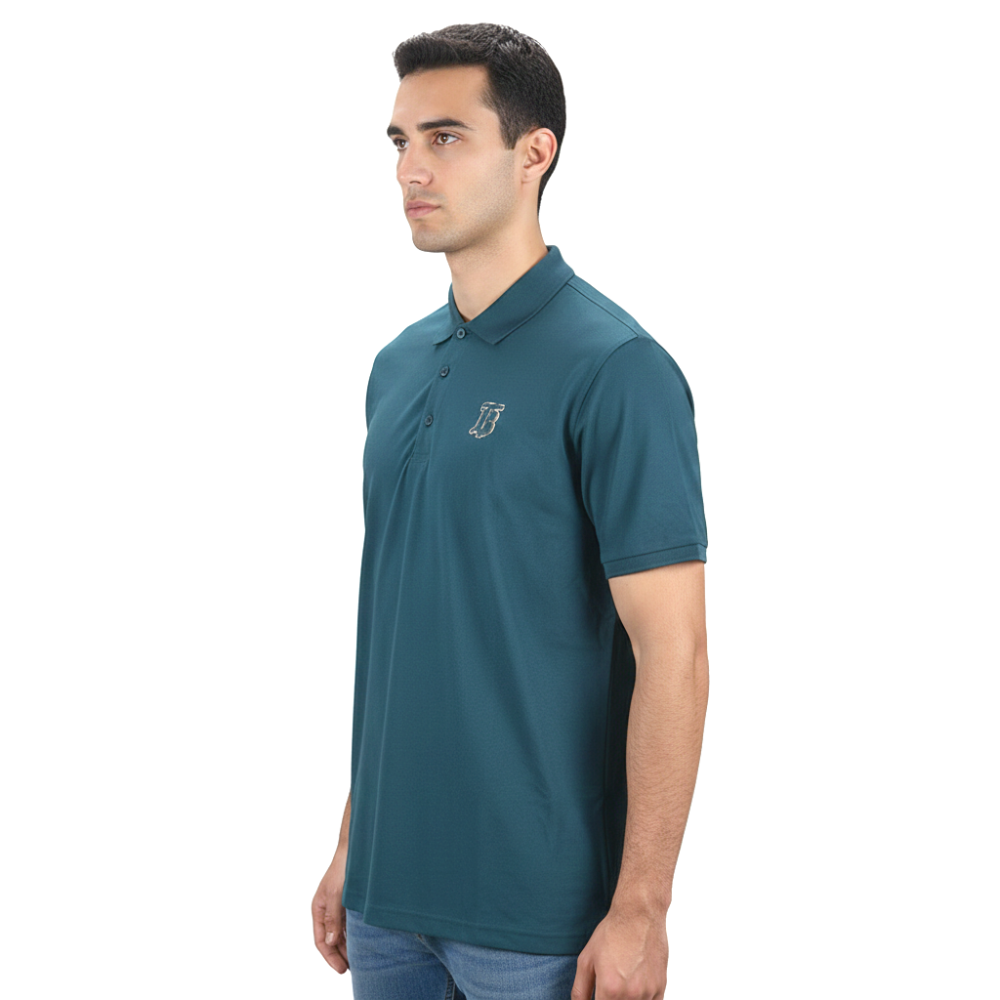Burberry Green Premium Quality Polo Tees-thumb-0