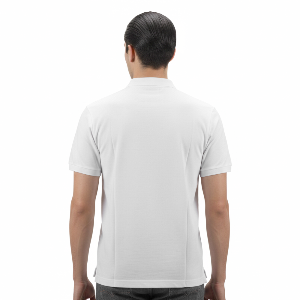 Burberry White Premium Quality Polo Tees-2