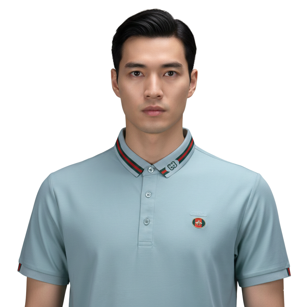 Gucci Green Premium Quality Polo T-shirt-3