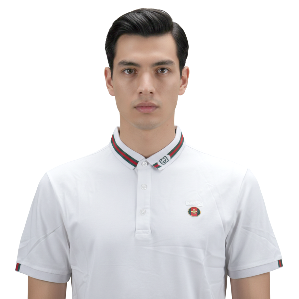 Gucci White Premium Quality Polo T-shirt-4
