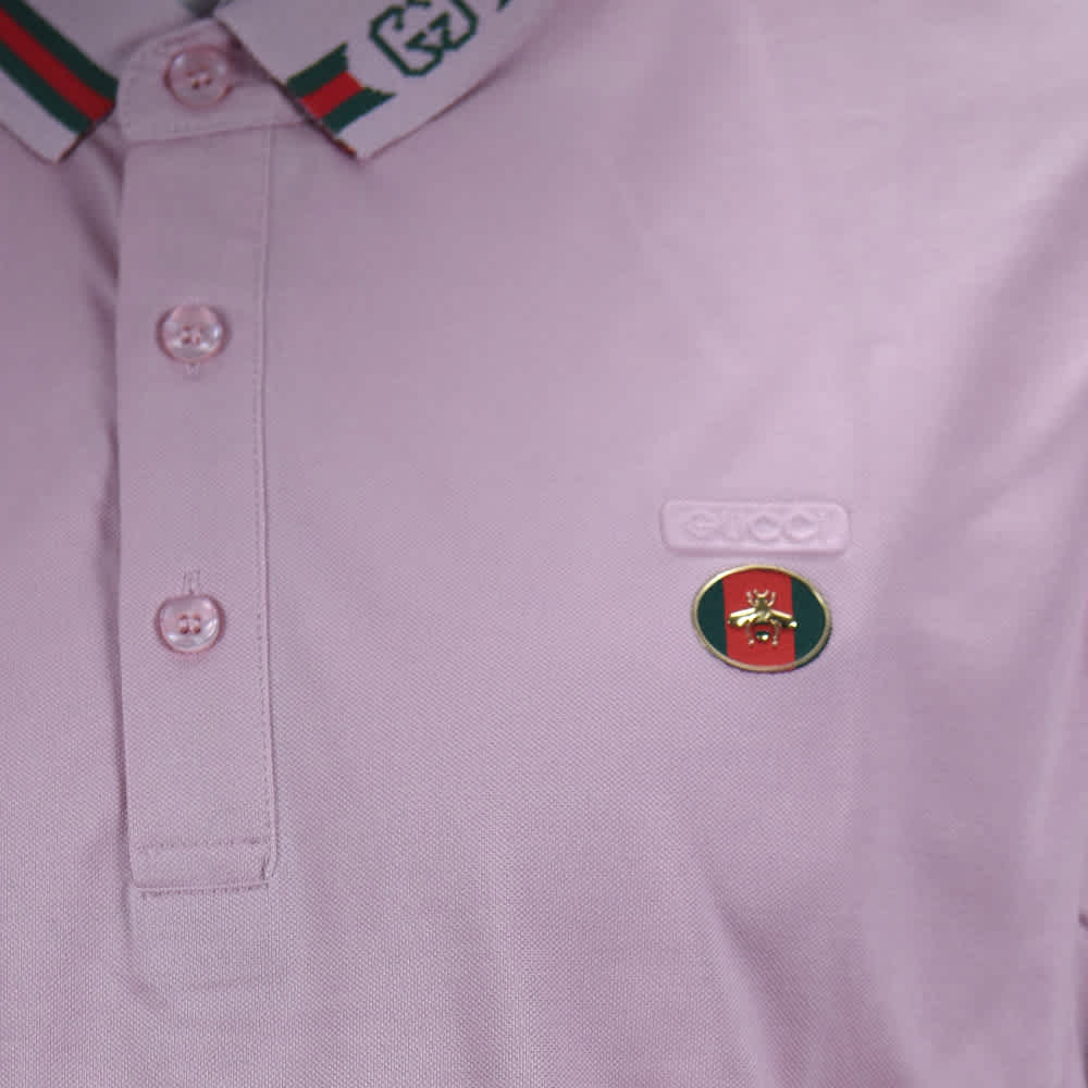 Gucci Pink Premium Quality Polo T-shirt-4