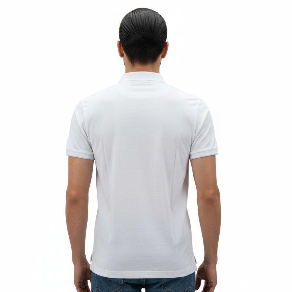 Louis Vuitton White Premium Quality Polo Tees-thumb-2