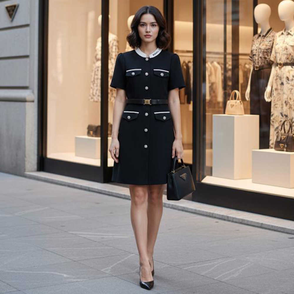 Prada Black Premium Quality Dress-2