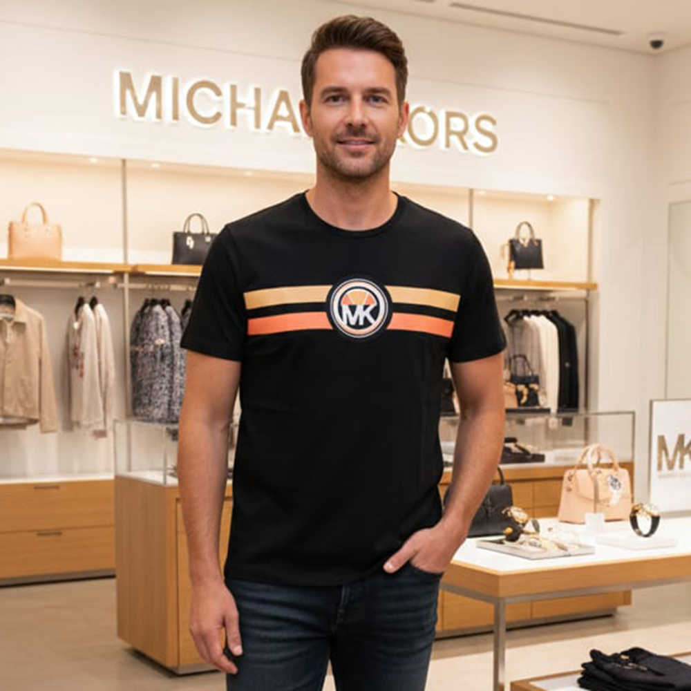 Michael Kors Black Premium Round Neck T-shirt
