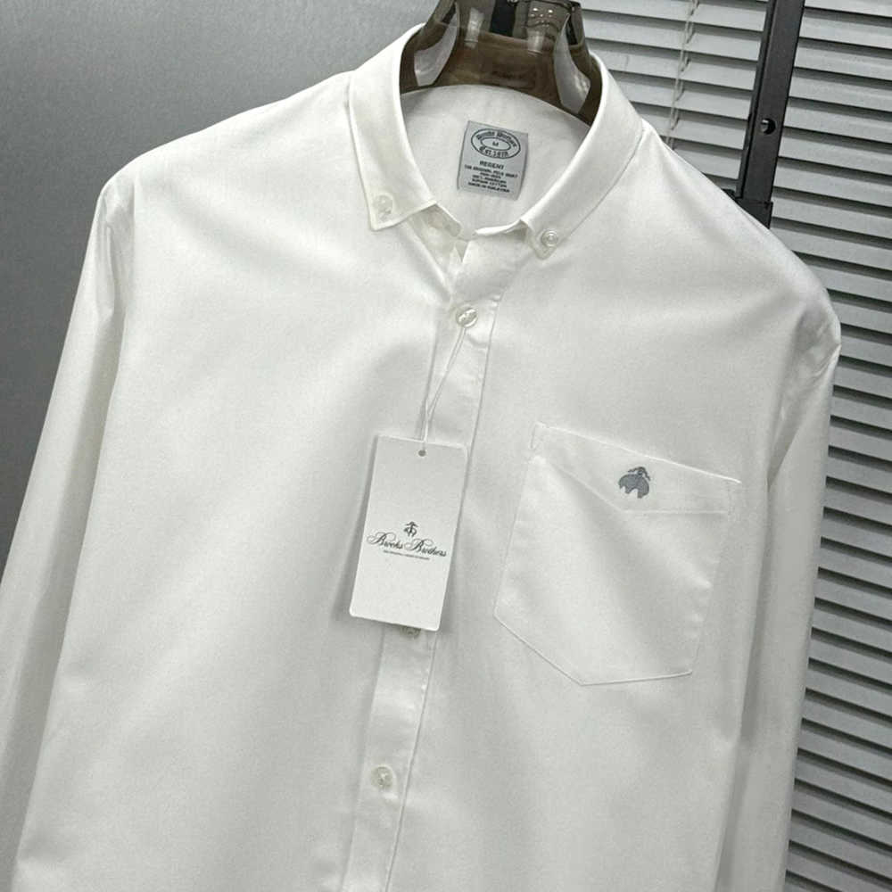Brooks Brothers White Premium Cotton Shirt-1