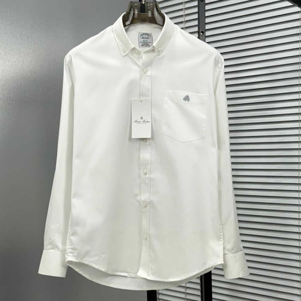Brooks Brothers White Premium Cotton Shirt