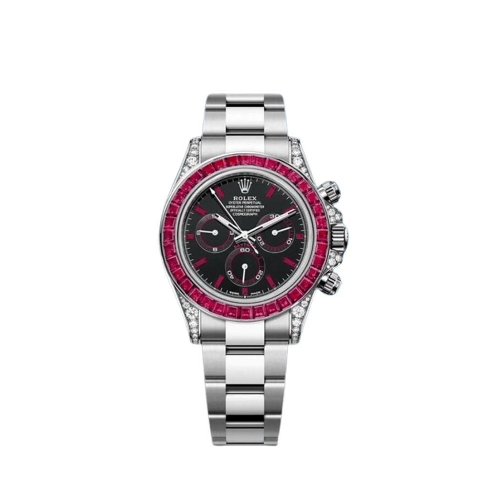 Rolex Cosmograph Daytona “Red Sapphire” 18k White Gold Watch 126599TSU
