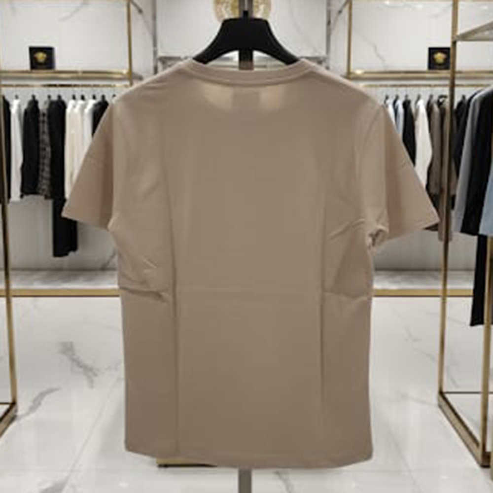 Versace Clubwear Beige Premium Quality T-shirt-thumb-2
