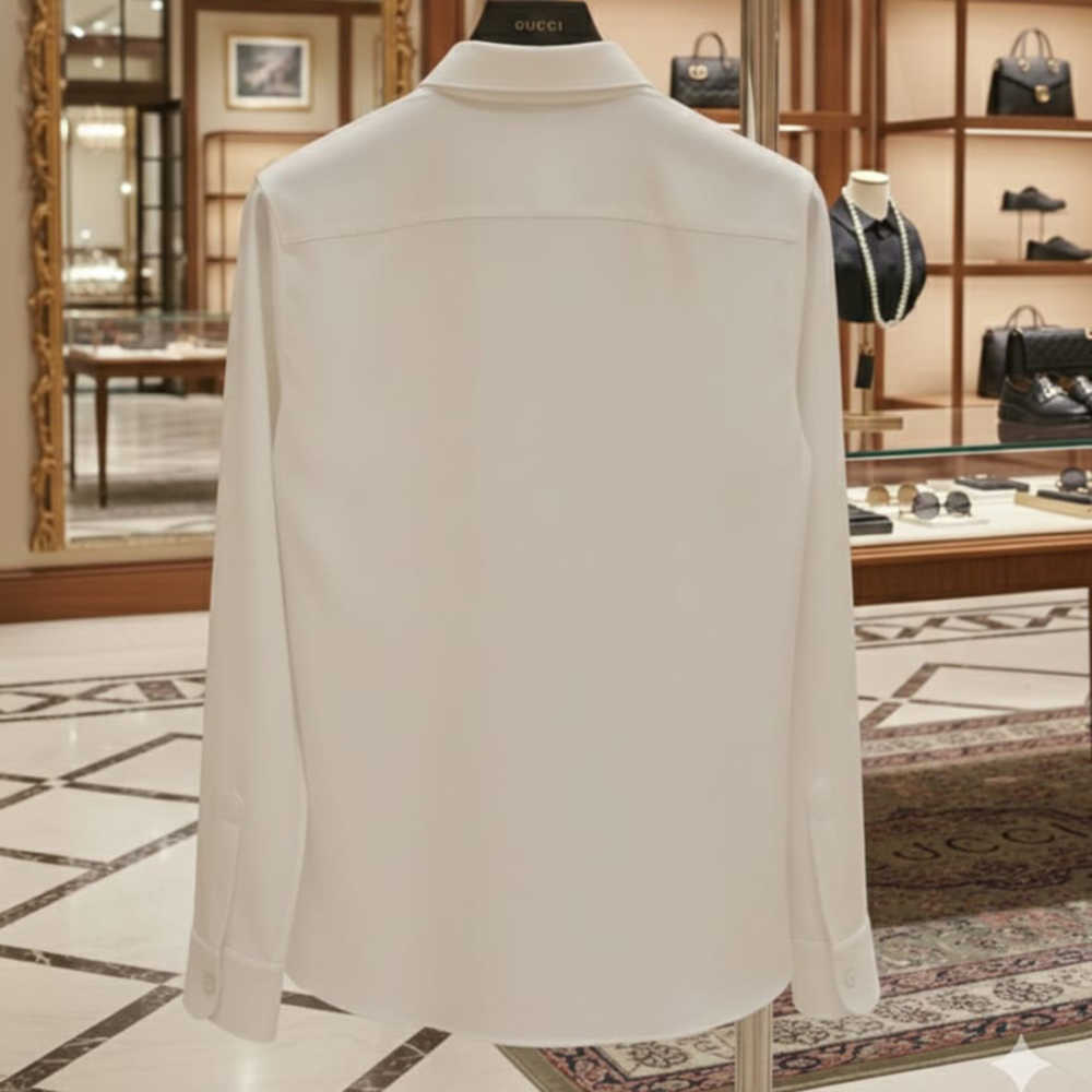 Gucci Butterfly Print White Premium Shirt-2