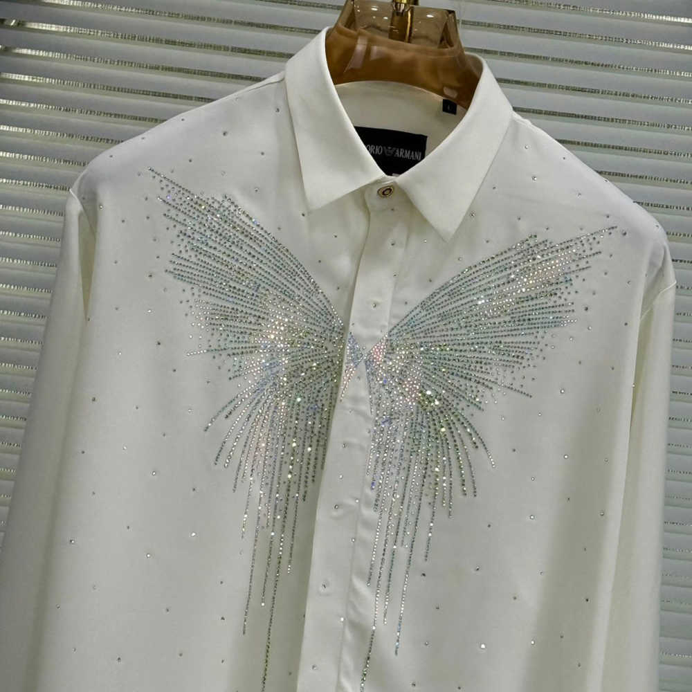 Gucci Butterfly Print White Premium Shirt-thumb-1