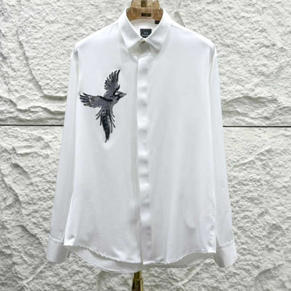 Armani Exchange White Premium Quality Cotton Shirt