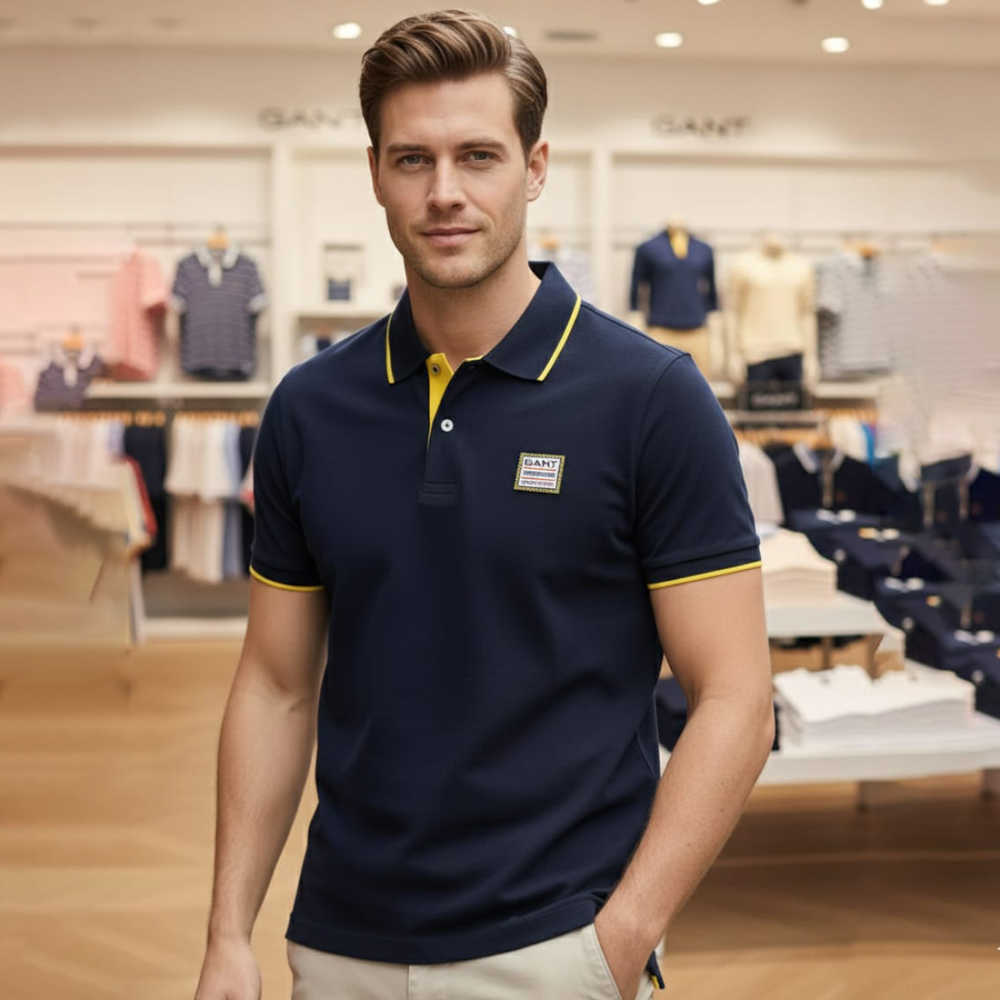 Gant Blue Premium Quality T-shirt