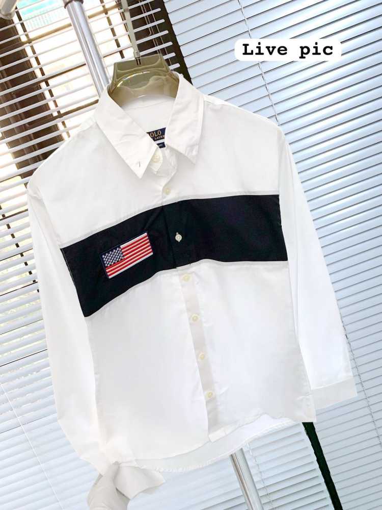 Ralph Lauren Embroidered White Premium Cotton Shirt-2