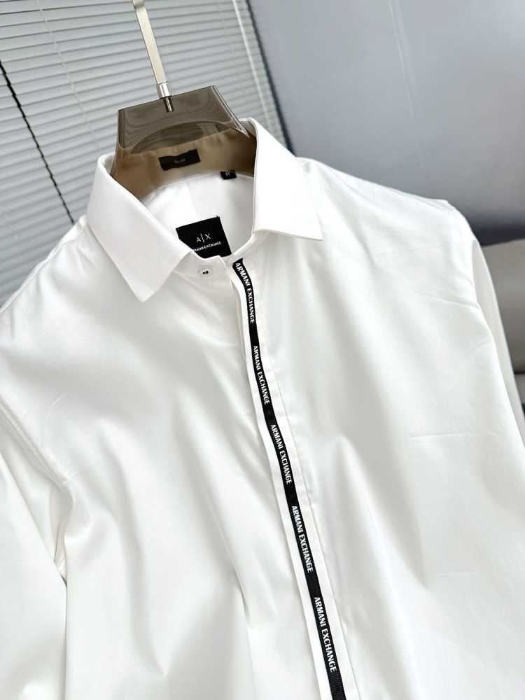 Armani Exchange White Premium Quality Cotton Shirt-4