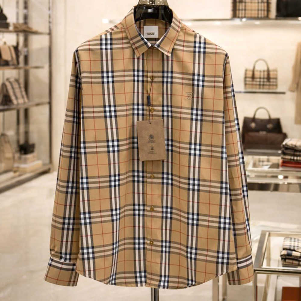 Burberry Brown Check Premium Quality Shirt