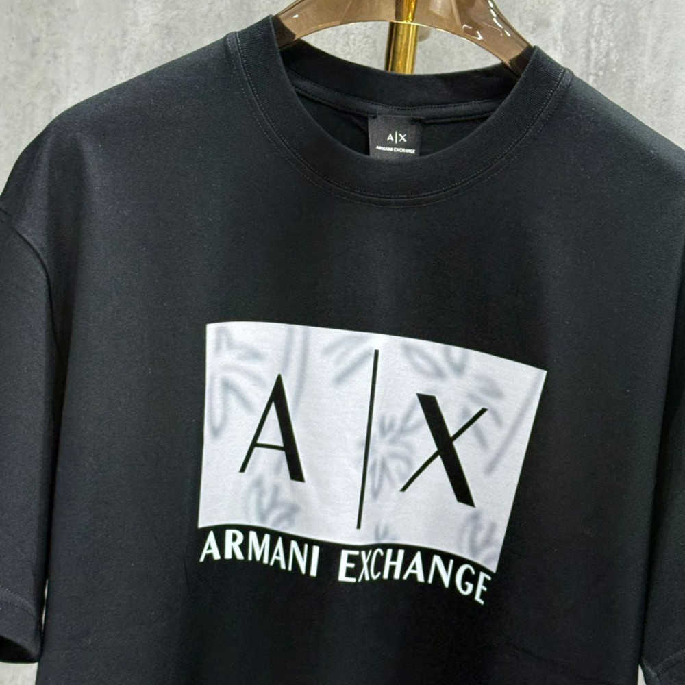 Armani Exchange Black Premium Quality T-shirt-thumb-1