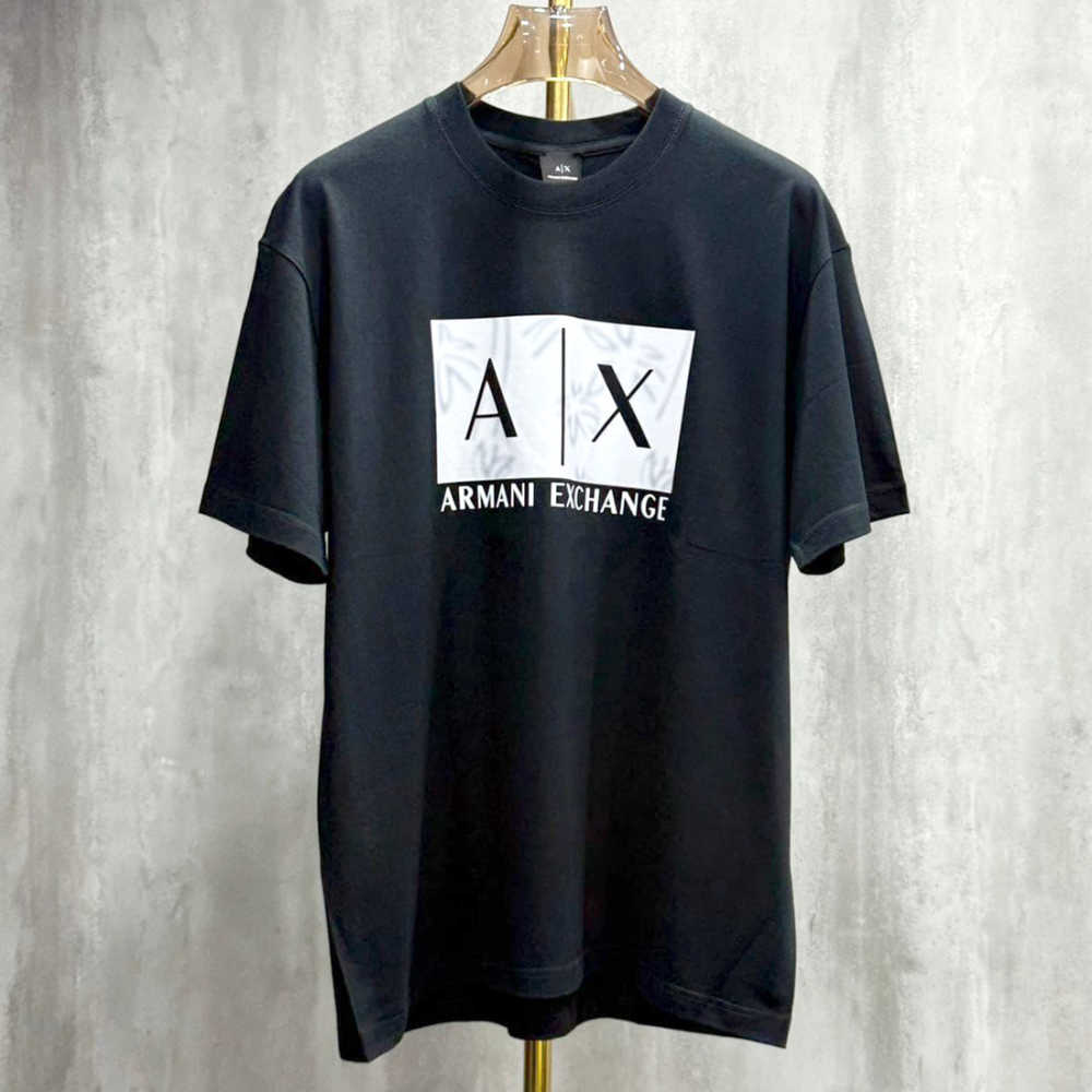Armani Exchange Black Premium Quality T-shirt-thumb-0