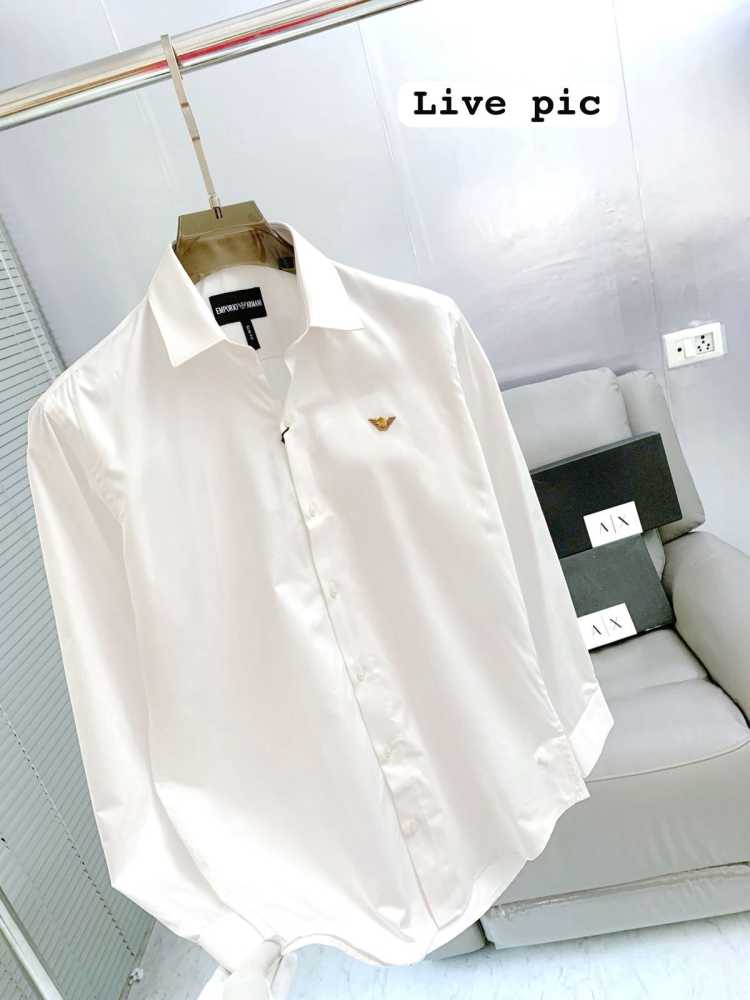Emporio Armani White Premium Quality Shirt-thumb-4