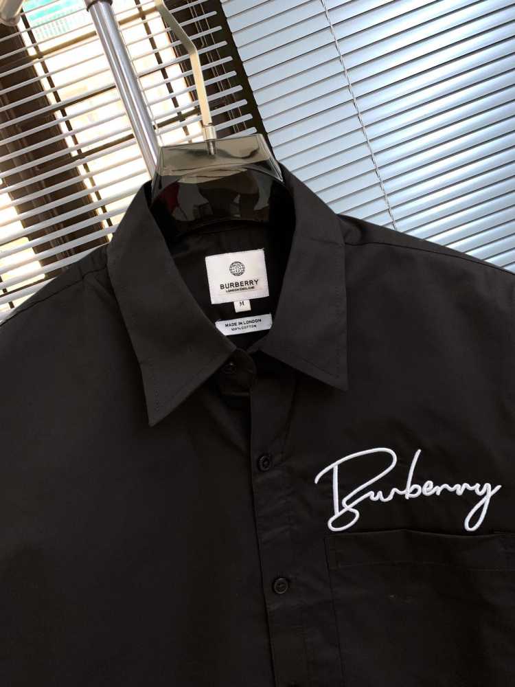 Burberry Black Premium Quality Shirt-3