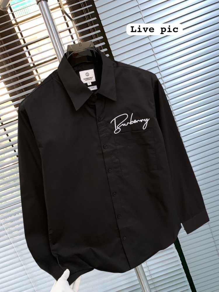 Burberry Black Premium Quality Shirt-4