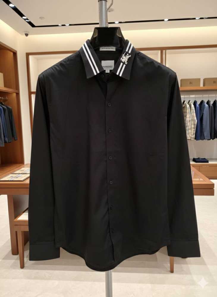 Burberry Black Premium Quality Shirt-thumb-0