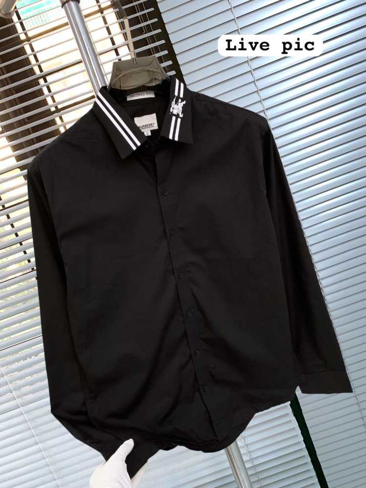 Burberry Black Premium Quality Shirt-thumb-1