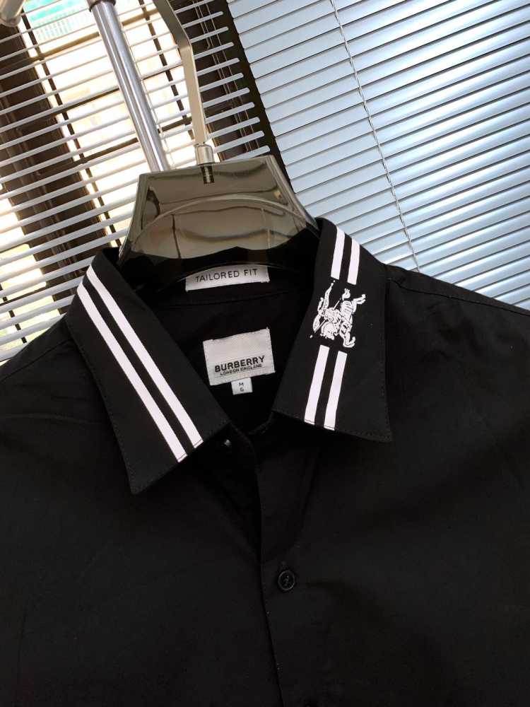 Burberry Black Premium Quality Shirt-thumb-3