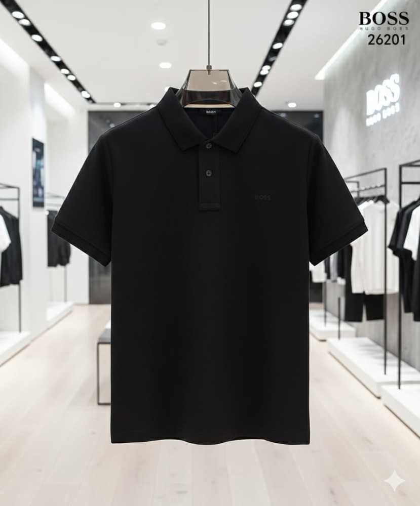 Hugo Boss Black Premium Quality Polo Tees-thumb-0