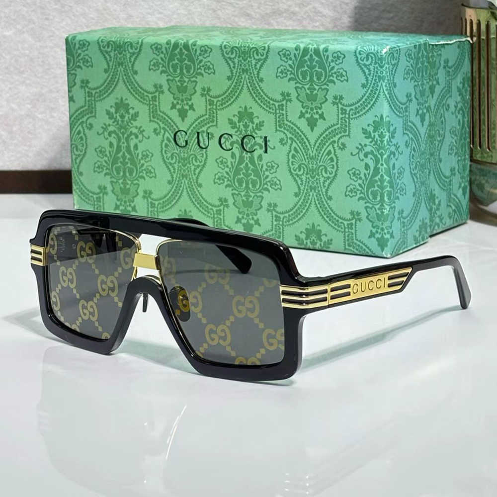 Gucci GG0900S Black GG Oversize Sunglasses-thumb-1