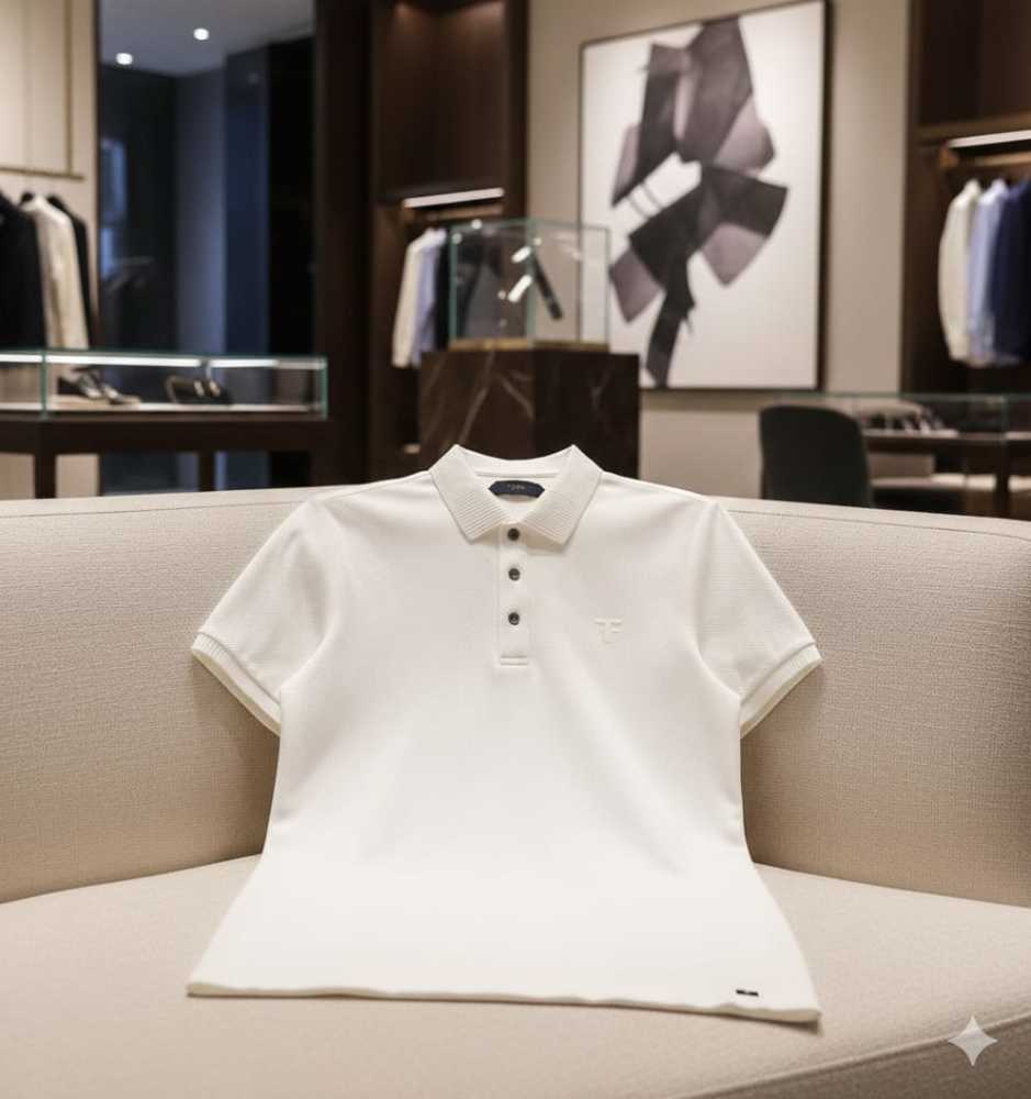 Tom Ford White Premium Cotton T-shirt-thumb-2