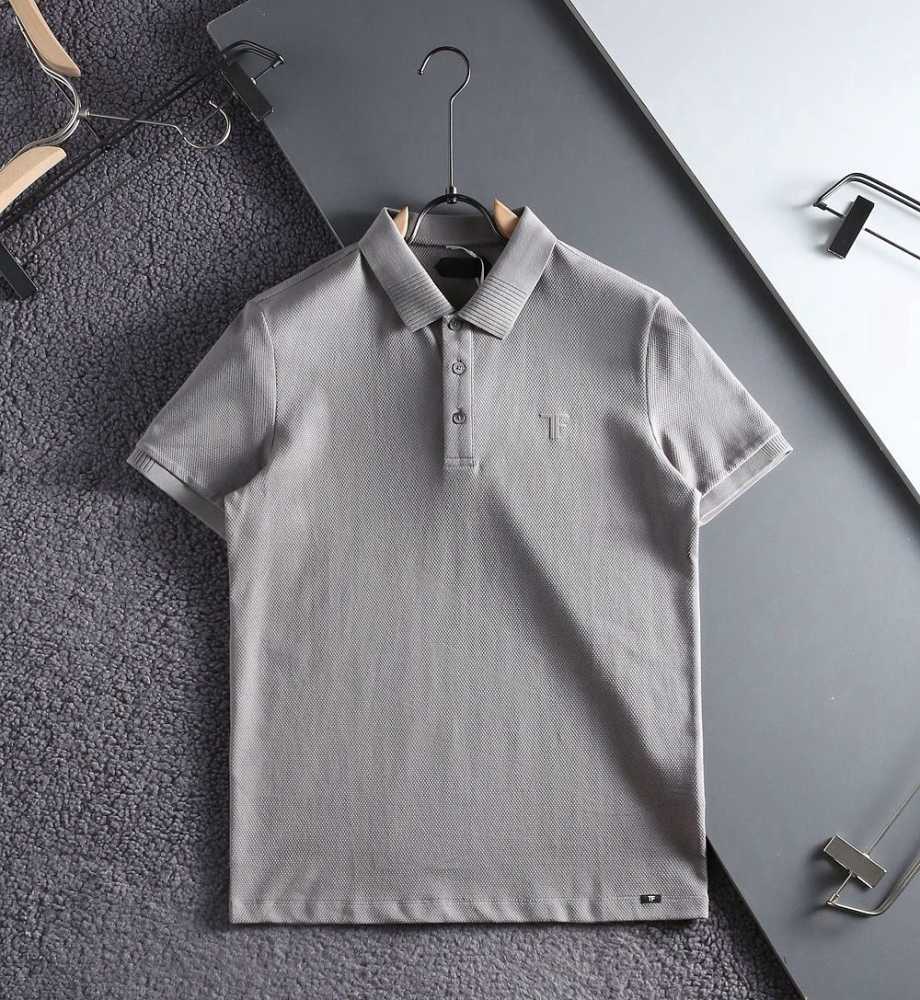 Tom Ford Grey Premium Cotton T-shirt-thumb-3