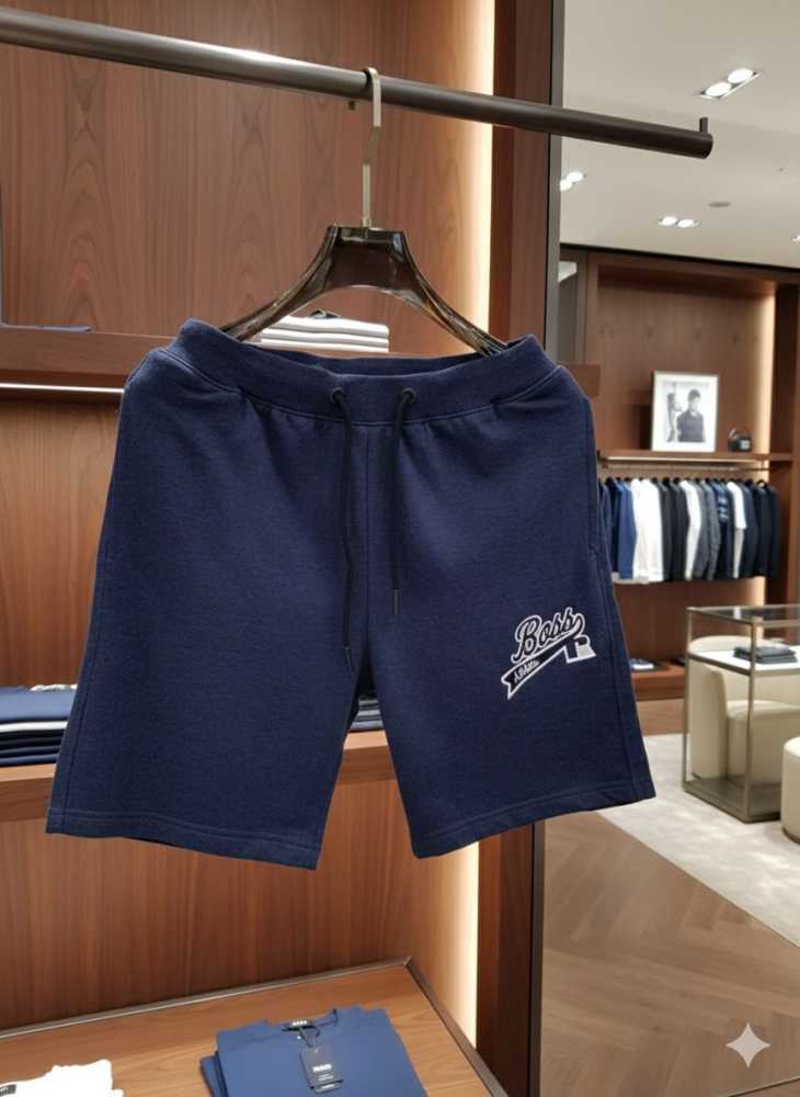 Boss Blue Premium Quality Men's Shorts-2