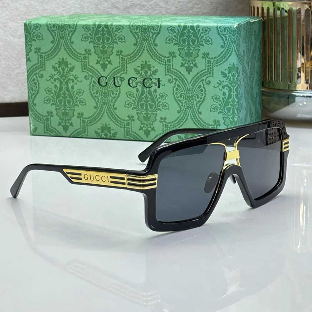 Gucci Black Women's Sunglasses-thumb-1