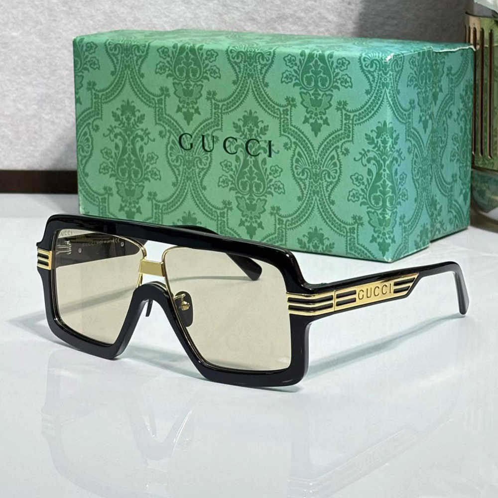 Gucci Black & Brown Women's Sunglasses-thumb-4