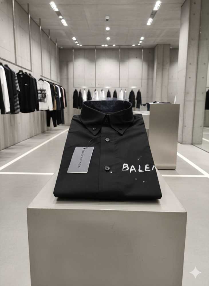 Balenciaga Black Premium Quality Shirt-3