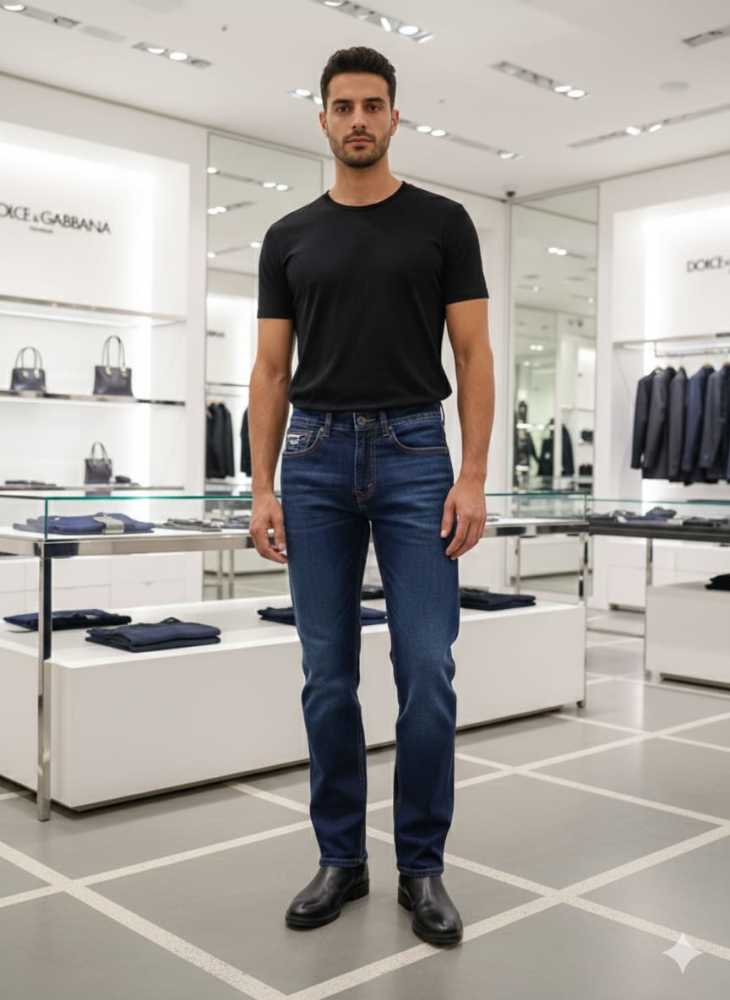 Dolce & Gabbana Dark Blue Premium Quality Jeans-thumb-3