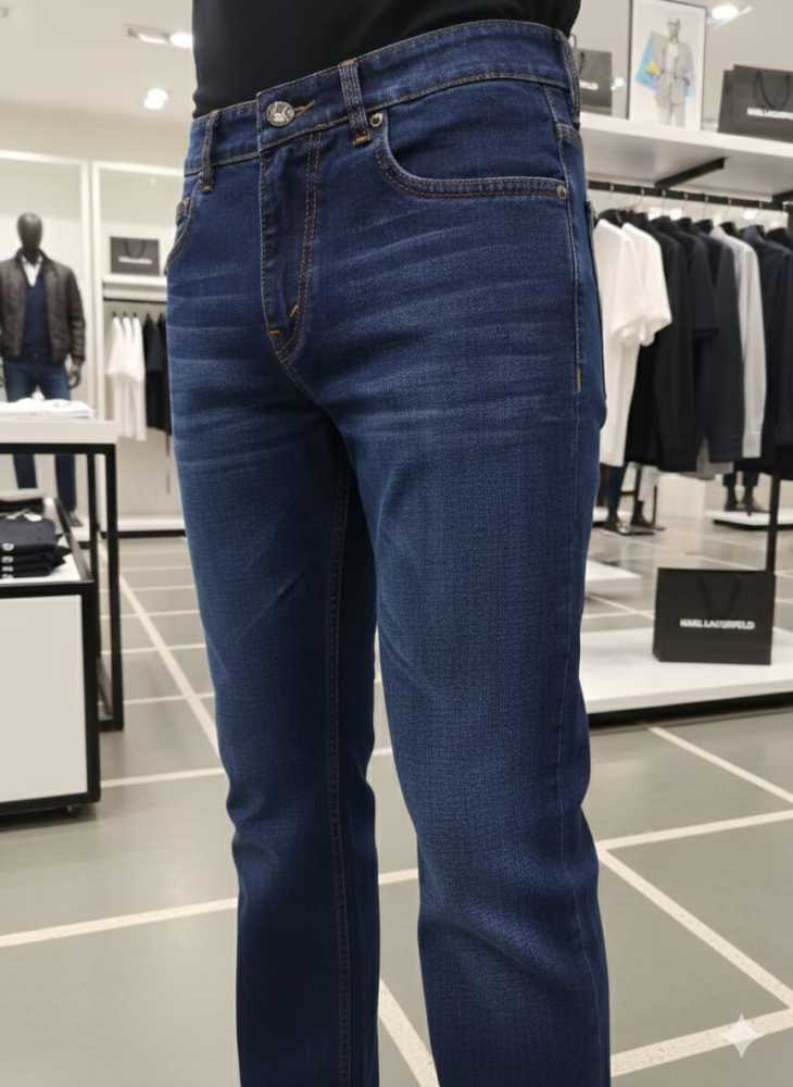 Karl Lagerfeld Dark Blue Premium Quality Jeans-3
