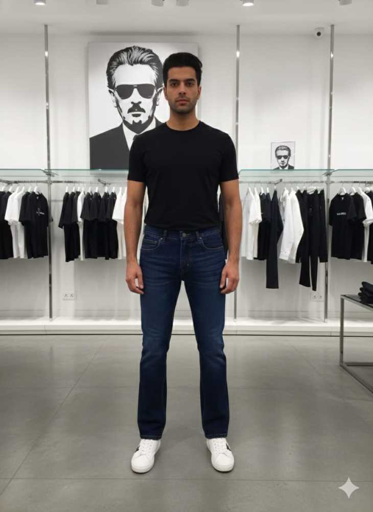 Karl Lagerfeld Dark Blue Premium Quality Jeans-2