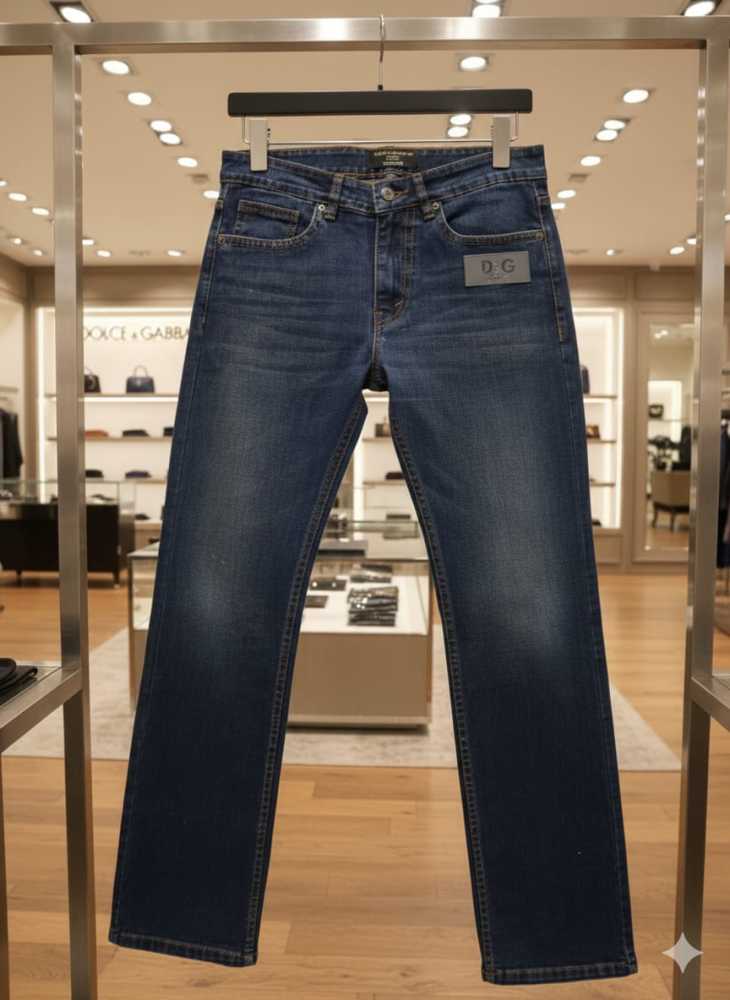 Dolce & Gabbana Dark Blue Premium Quality Jeans-thumb-0