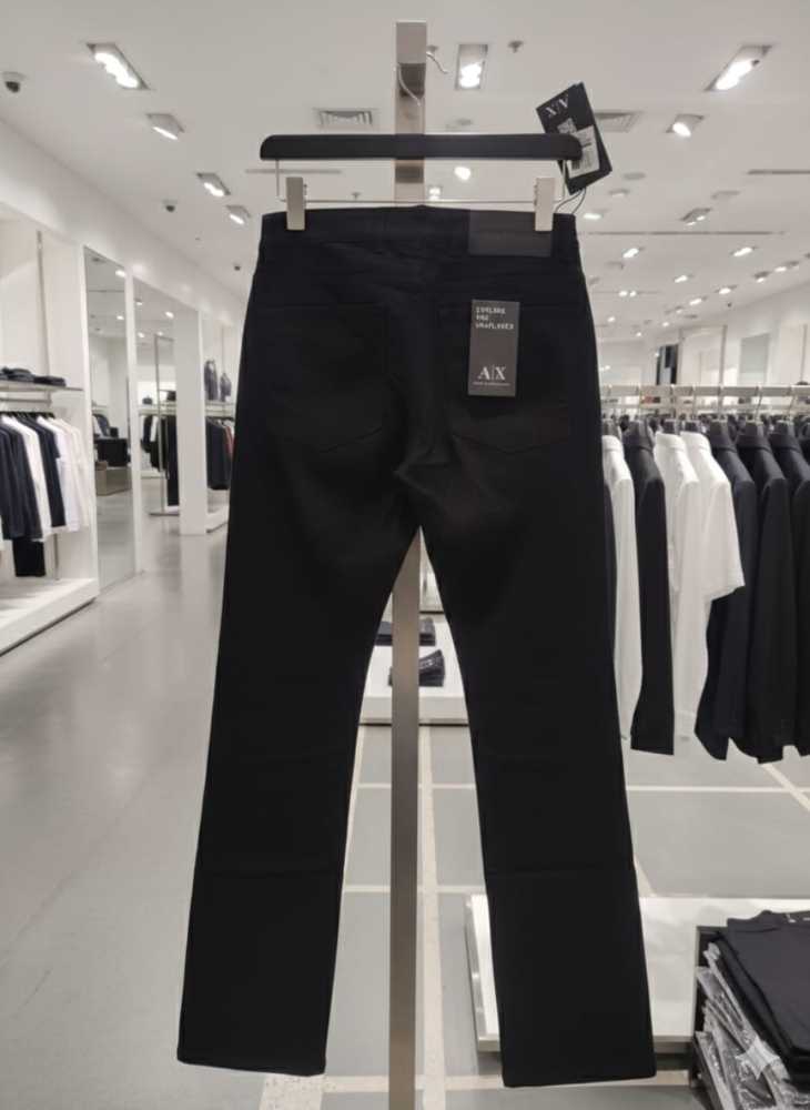 Armani Exchange Black Premium Quality Jeans-thumb-2