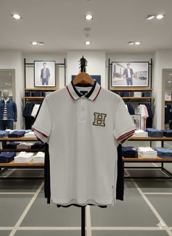 Tommy Hilfiger White Premium Quality Tees-1