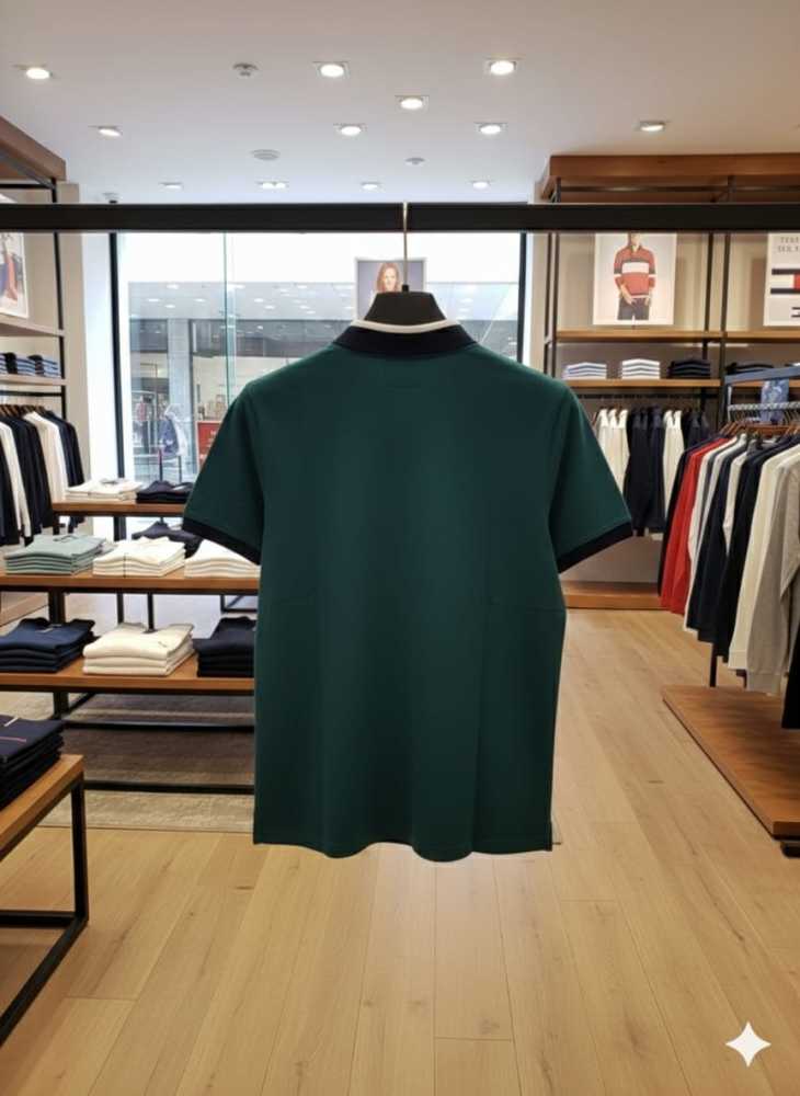 Tommy Hilfiger Green Premium Quality Tees-thumb-3