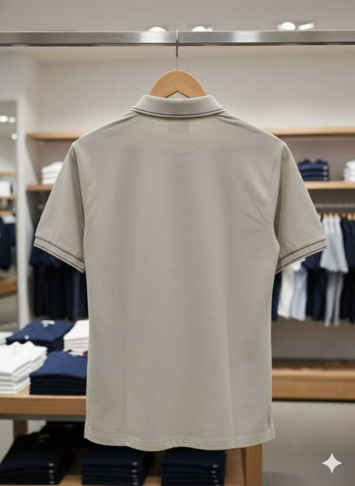 Gant Grey Premium Quality T-shirt-thumb-3