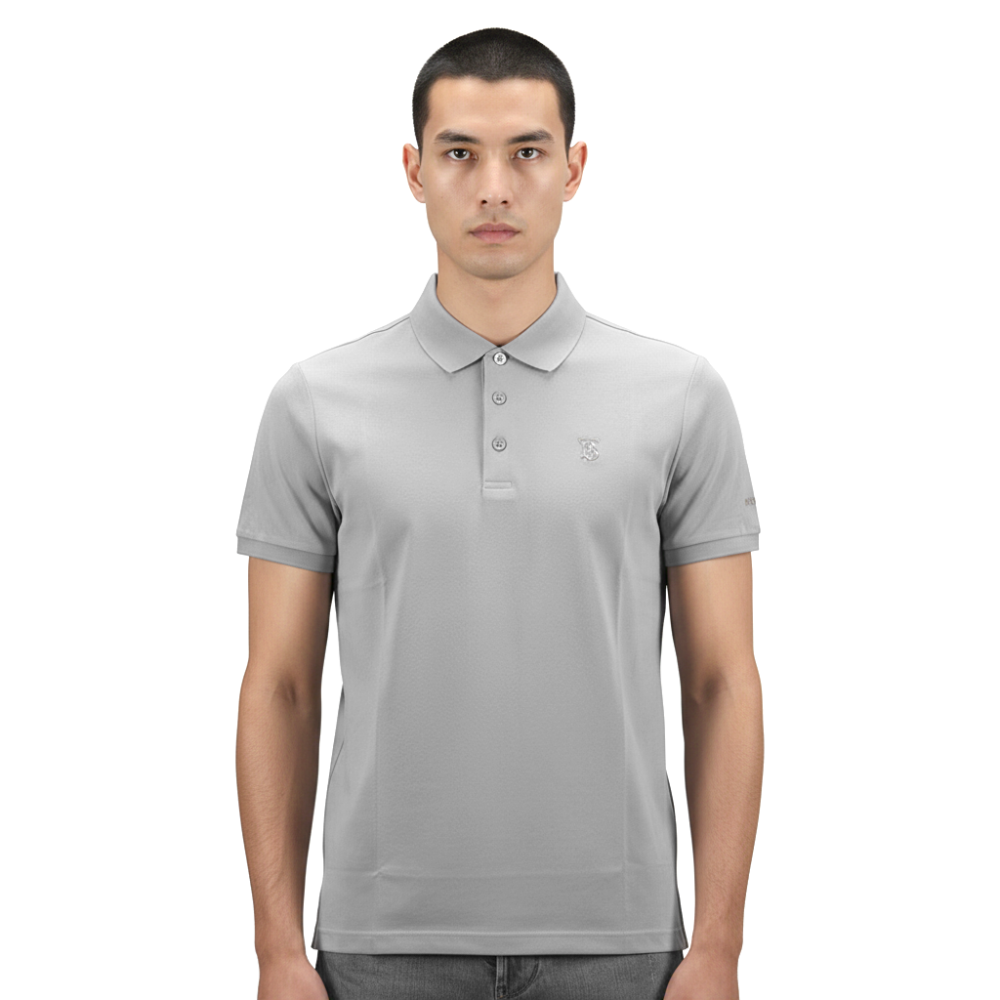 Burberry TB Embroidered Icon Grey Premium T-shirt-thumb-1
