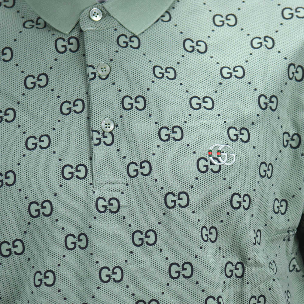 Gucci Green Premium Quality Polo Tees-5