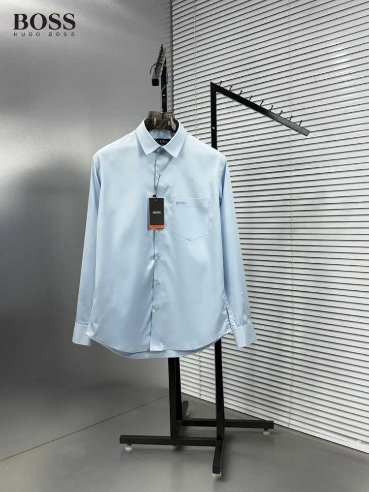 Boss Sky Blue Premium Quality Shirt-thumb-1