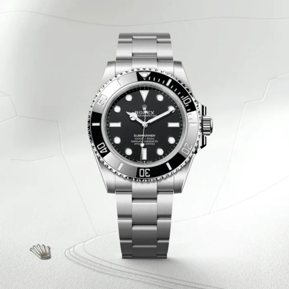 Rolex Submariner Oyster, 41 mm, Oystersteel Black Dial Watch M124060-0001-3