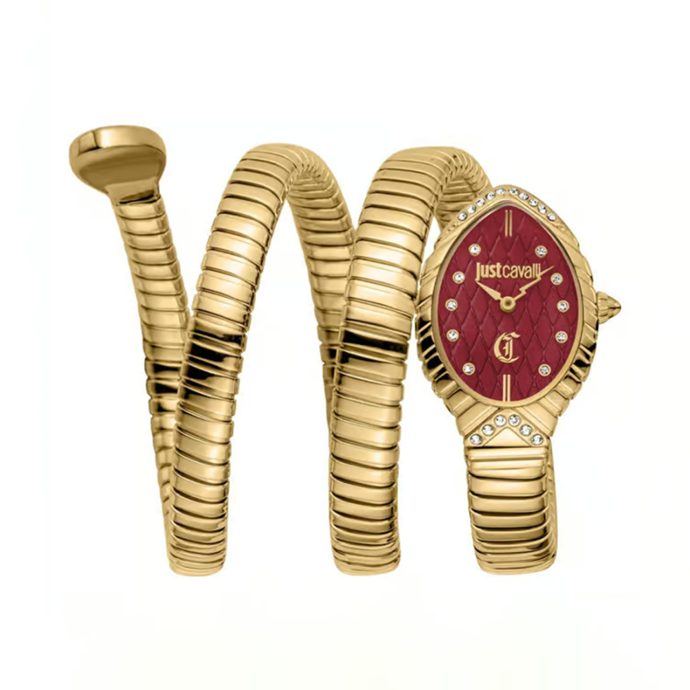 Just Cavalli JC1L323M0035 Specchio Snake Analog Watch for Women